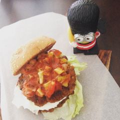 4 Grain Burger A picture of 4 Grain Burger.
