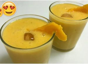 صورة لوصفة عصير المانجو المثلج