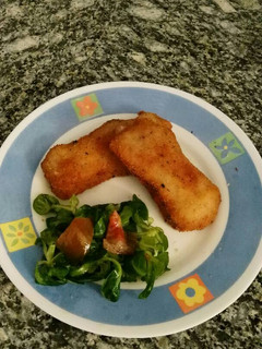 Una foto de Libros de lomo rellenos de queso y beicon
