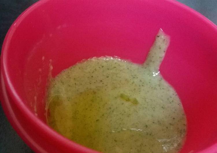 Resep: MPASI 8 bulan, Nasi Teri Buncis Bayam (Menu 4 Bintang) yang Lezat