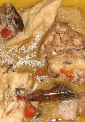 Foto resep Khotok tahu, tempe, dan ikan pecel