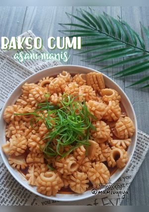 Foto resep Bakso kembang cumi
