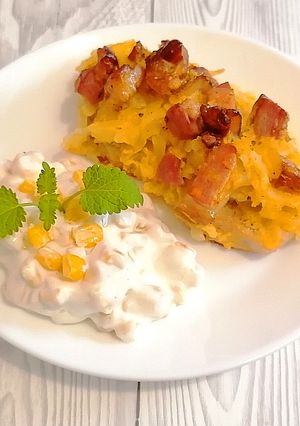 Burgonyás pulykamell recept fotója