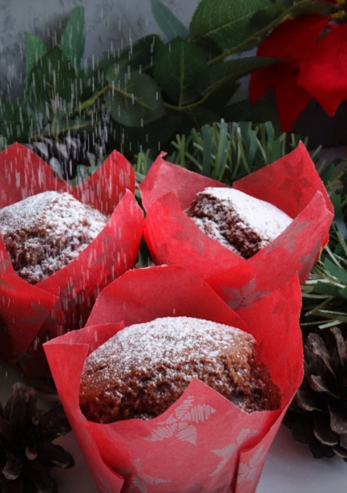 Una foto de Muffins de jengibre