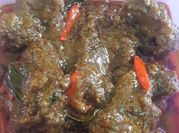 Gambar rendang daging kambing