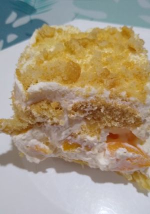 Una foto de Postre de Durazno