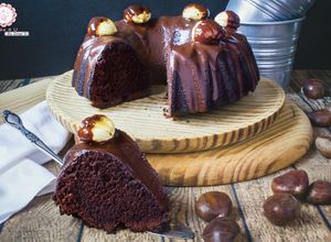 Foto principal de Bundt cake de castañas y chocolate