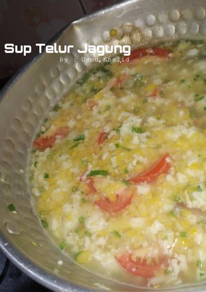 Foto resep Sup Telur Jagung