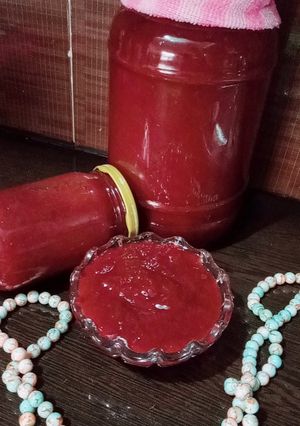 عکسی از دستور مارمالاد، آلو قرمز و سیاه 🎊