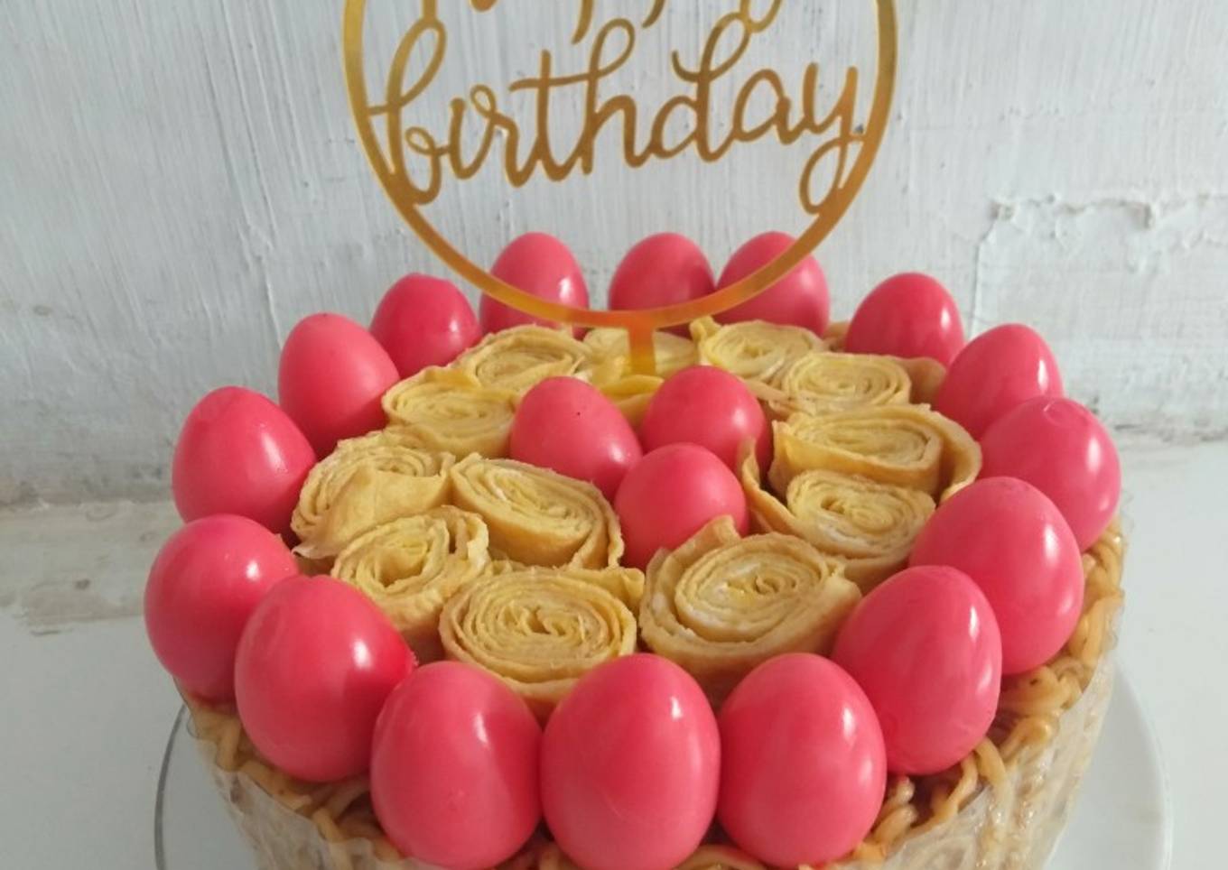 Mie Birthday Cake