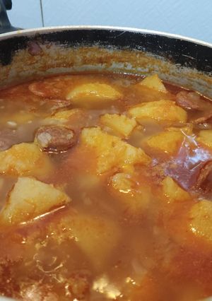 Una foto de Patatas a la Riojana
