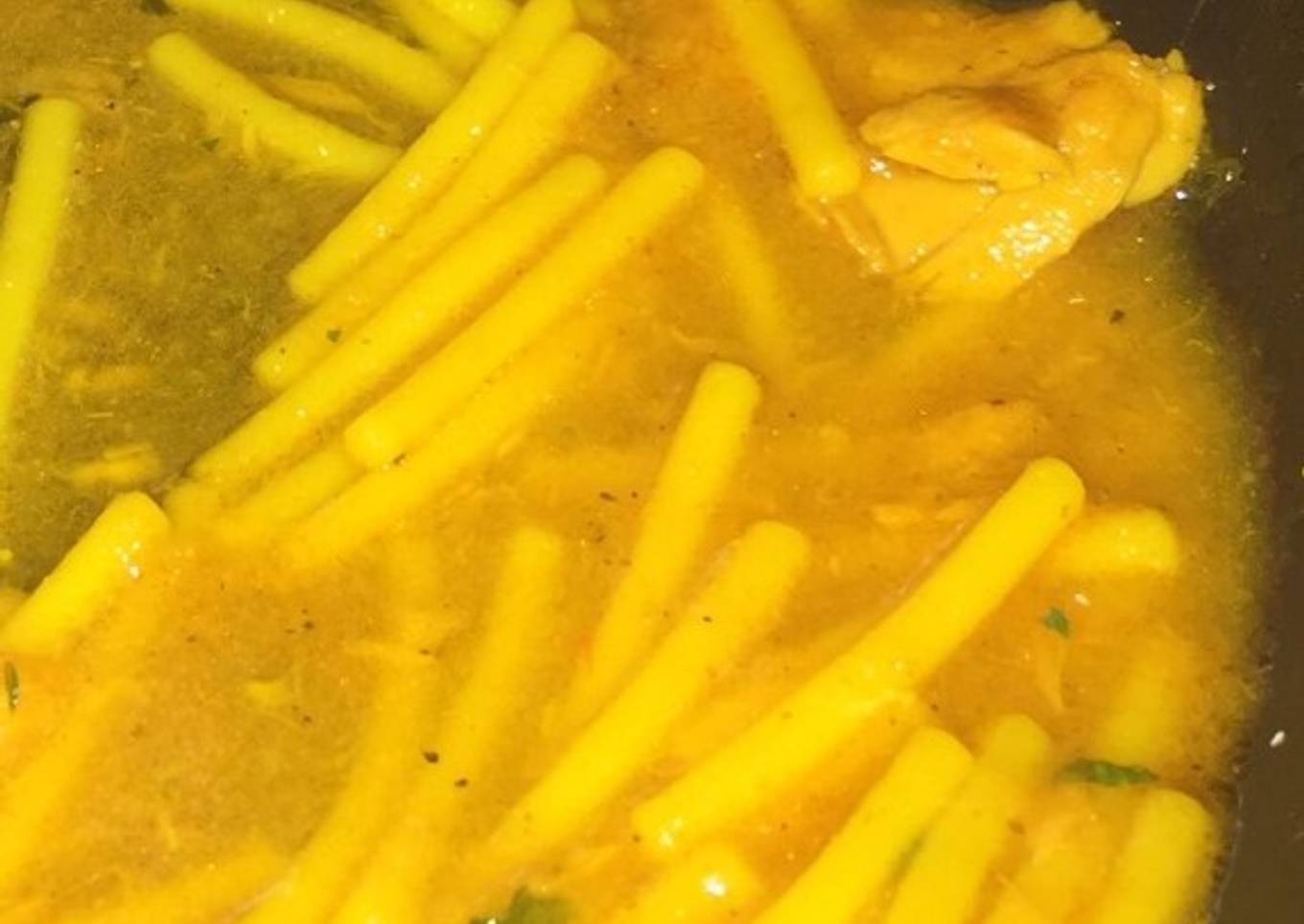 Fideos guisados con choco