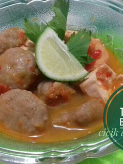 Foto resep Tom Yum Baso Ikan (#pr_recookolahanbakso)