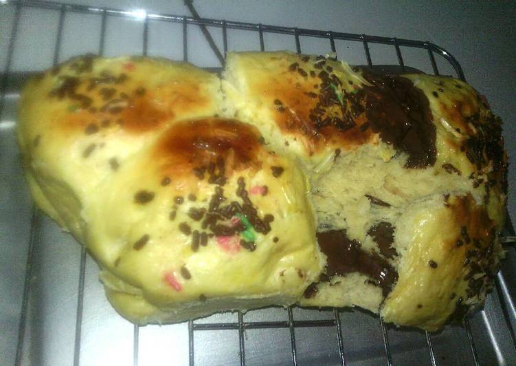 Roti coklat lembut (ga pake ulen)