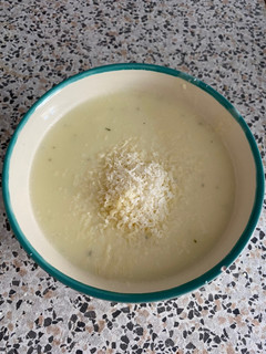 Una foto de Crema de calabacín