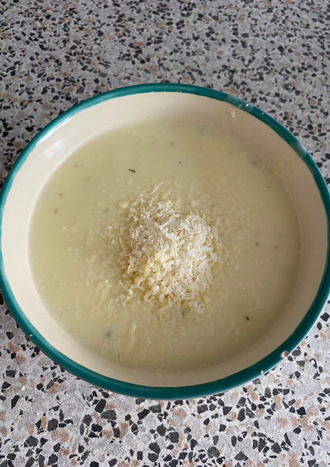 Una foto de Crema de calabacín