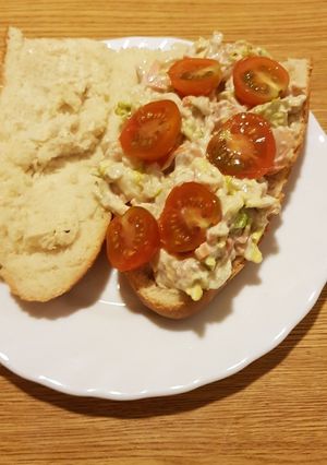 Una foto de Baguette vegetal