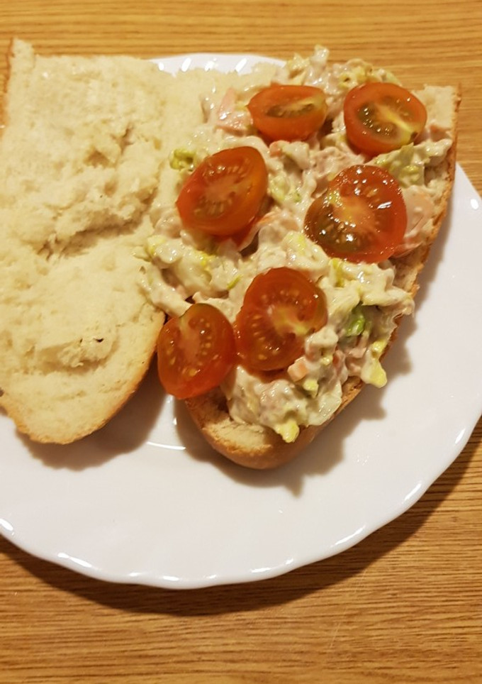 Una foto de Baguette vegetal