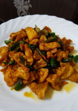 Foto resep Tumis tahu cabe ijo
