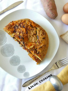 Une photo de Tortilla de patate douce