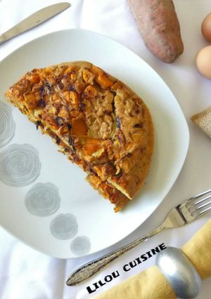 Une photo de Tortilla de patate douce
