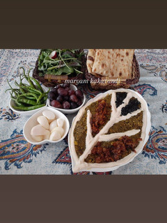 عکسی از دستور کشک بادمجان رژیمی