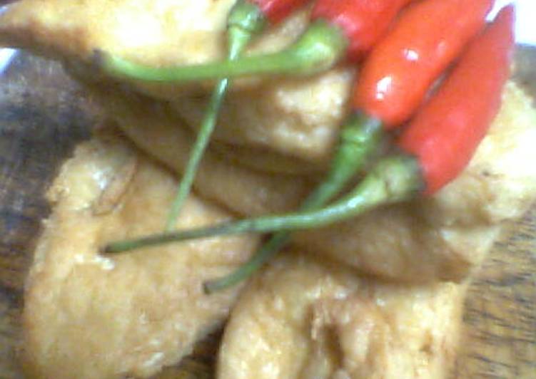 Tahu Goreng Renyah Diluarr Lembyutt Didalam + tips