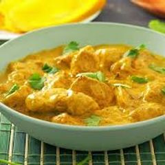 A picture of Fruity chicken curry.
