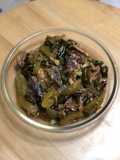 Ikan keranjang tumis cabe dan tomat ijo