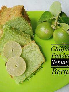 Foto resep Chiffon Pandan Tepung beras (gluten free)