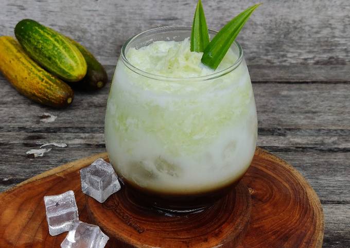 Cara membuat Es Roco Timun Santan Cara membuat Es Roco Timun Santan