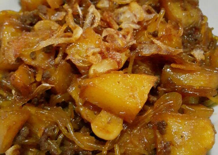 Resep masakan Kentang semur kering | Resep Bumbu Kentang semur kering Yang Bisa Manjain Lidah