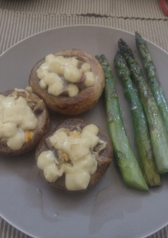 Una foto de Champiñones rellenos