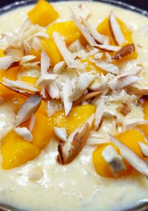 A picture of Mango Kheer.