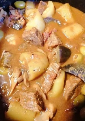 Une photo de Tagine agneau légumes