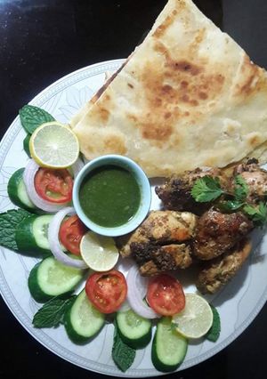 A picture of 🐔🐔🍚🍢Chicken Malai Boti🍢🍚🐔🐔.