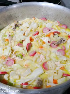 A picture of Sopas (vegetable stew).