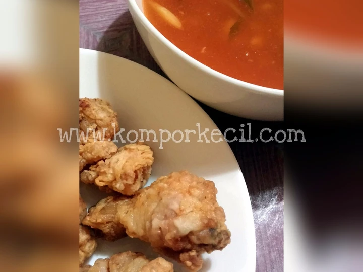 Cara Gampang Membikin Resep Ayam Kampung Goreng Tepung (bukan Fillet) Saus Asam Manis yang Lezat Anti Ribet, Bisa Manjain Lidah