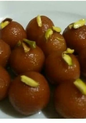 A picture of Instant Bread Gulab Jamun😋😋😋.