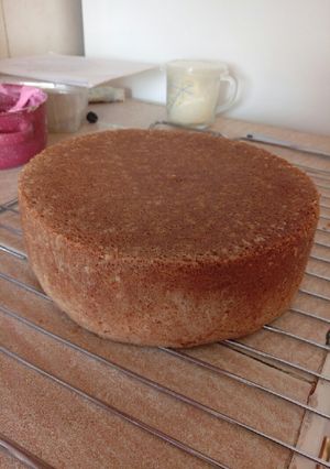 A picture of Soft fluffy yummy Vanilla cake.