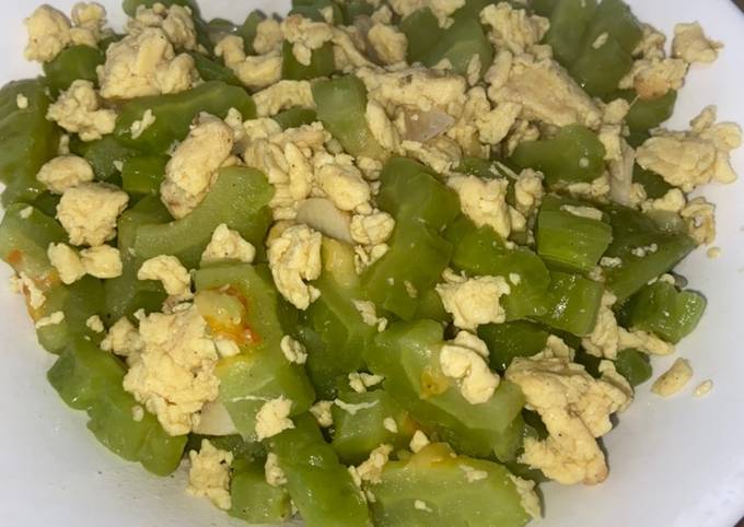 Resep Pare Cah telur yang Enak