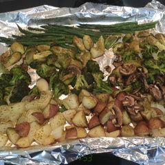 A picture of Roasted vegetables.