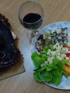 Una foto de Tiradito de pulpo