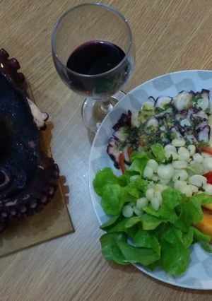 Una foto de Tiradito de pulpo