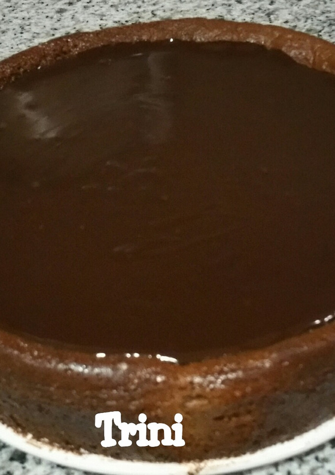 Una foto de Tarta de queso y chocolate