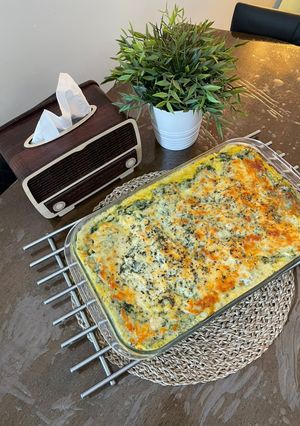 صورة لوصفة لازانيا بالخضار 🤤