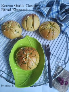 Foto resep Korean Garlic Cheese Bread Ekonomis (tanpa cream cheese)