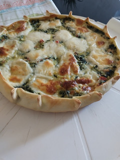 Una foto de Tarta de espinaca y pollo
