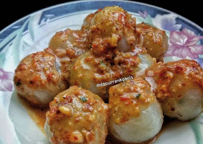 Resep Cilok kentang bumbu kacang yang Enak Banget