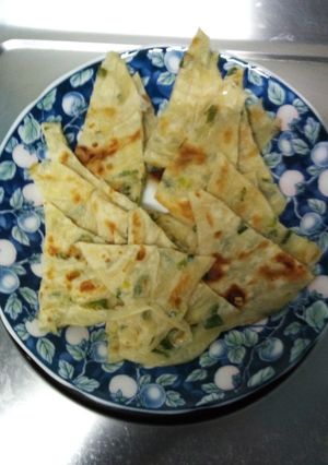 蔥油餅 的食譜成品照片